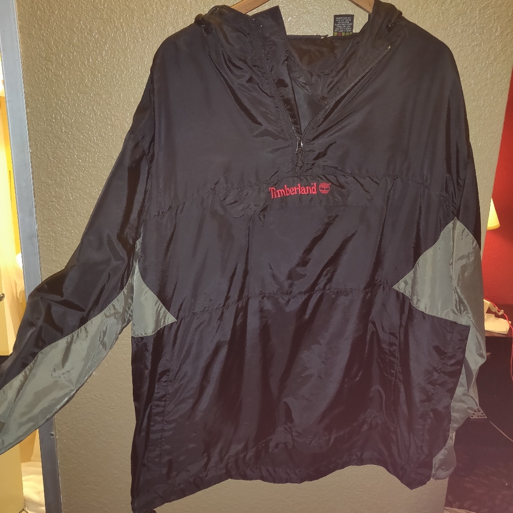 Timberland Half-Zip Windbreaker, Size XL